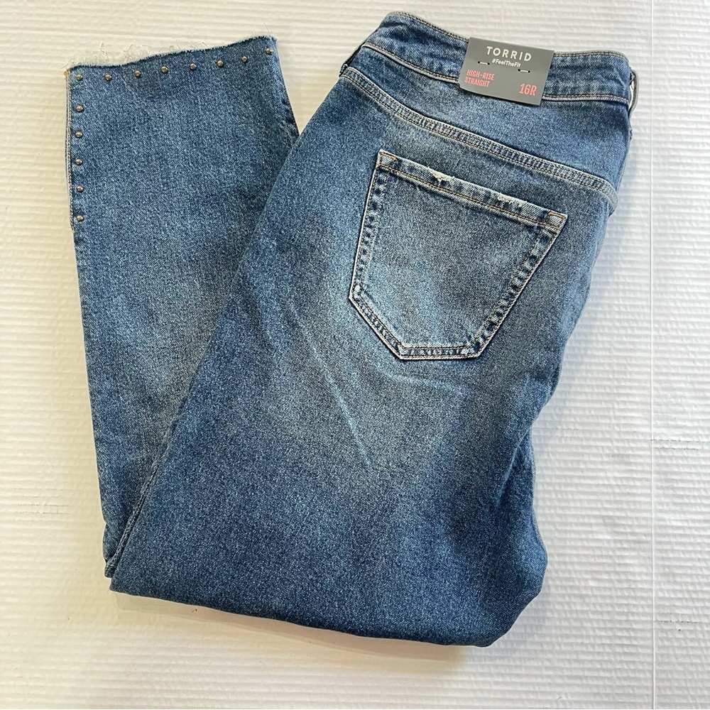 Torrid High-Rise Straight Jeans